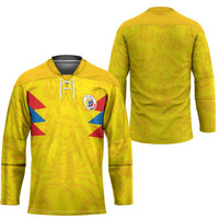 Colombia Rene Higuita Scorpion Kick Hockey Jersey Home Retro 1995 Goalkeeper Legend - Wonder Print Shop