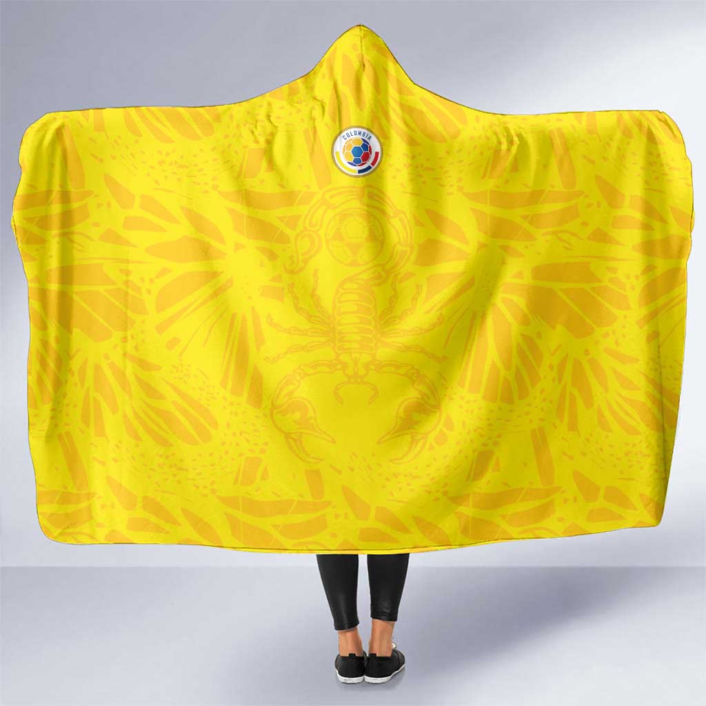 Colombia Rene Higuita Scorpion Kick Hooded Blanket Home Retro 1995 Goalkeeper Legend - Wonder Print Shop