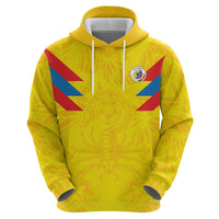 Colombia Rene Higuita Scorpion Kick Hoodie Home Retro 1995 Goalkeeper Legend - Wonder Print Shop