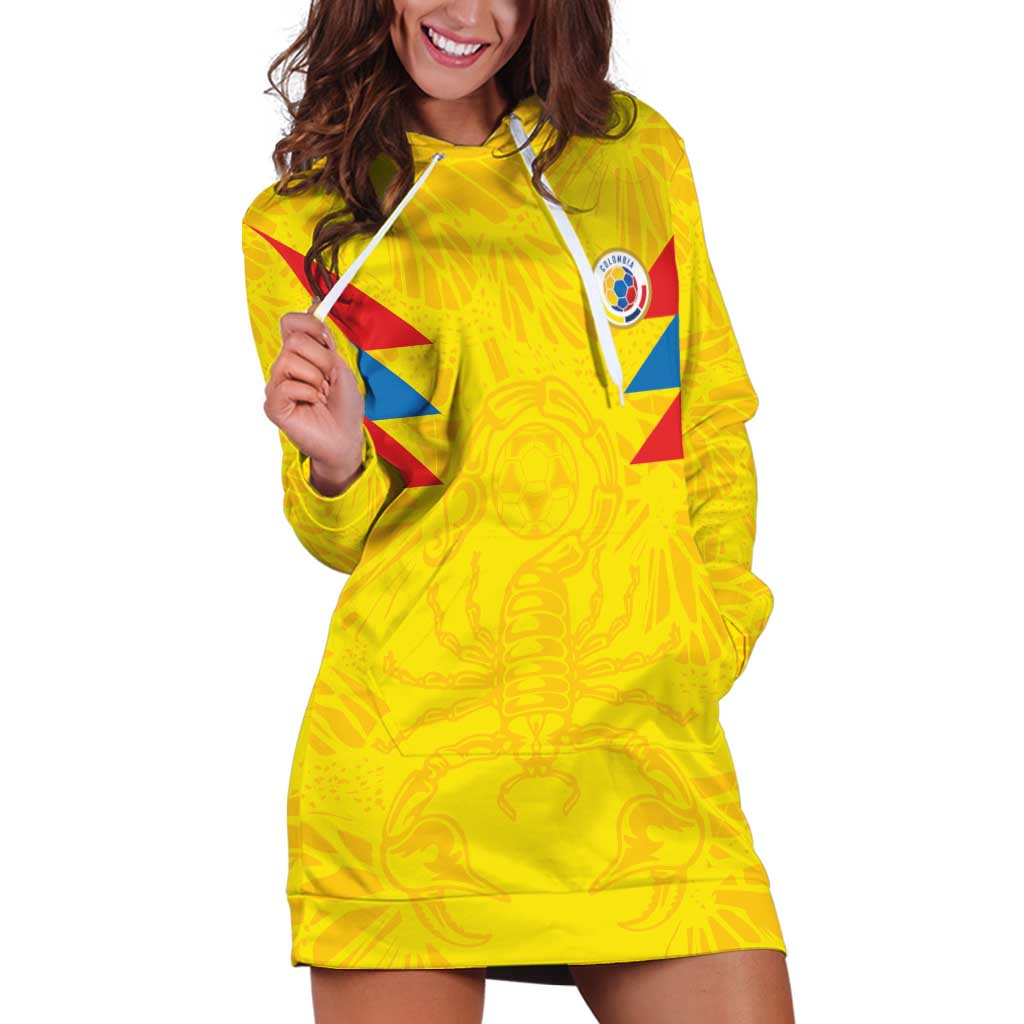 Colombia Rene Higuita Scorpion Kick Hoodie Dress Home Retro 1995 Goalkeeper Legend - Wonder Print Shop