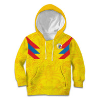 Colombia Rene Higuita Scorpion Kick Kid Hoodie Home Retro 1995 Goalkeeper Legend - Wonder Print Shop