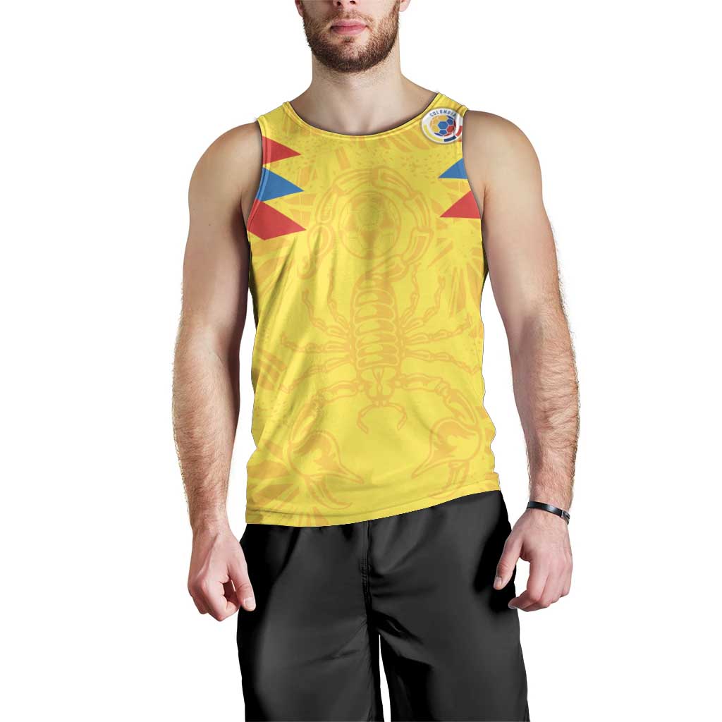 Colombia Rene Higuita Scorpion Kick Men Tank Top Home Retro 1995 Goalkeeper Legend - Wonder Print Shop