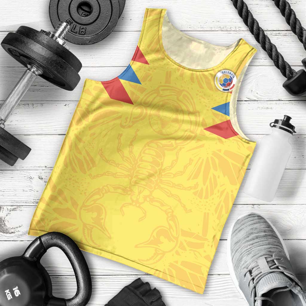 Colombia Rene Higuita Scorpion Kick Men Tank Top Home Retro 1995 Goalkeeper Legend - Wonder Print Shop