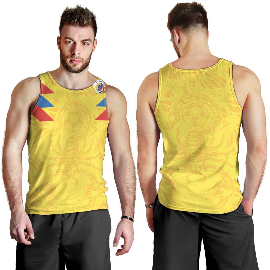 Colombia Rene Higuita Scorpion Kick Men Tank Top Home Retro 1995 Goalkeeper Legend - Wonder Print Shop