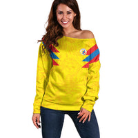 Colombia Rene Higuita Scorpion Kick Off Shoulder Sweater Home Retro 1995 Goalkeeper Legend - Wonder Print Shop