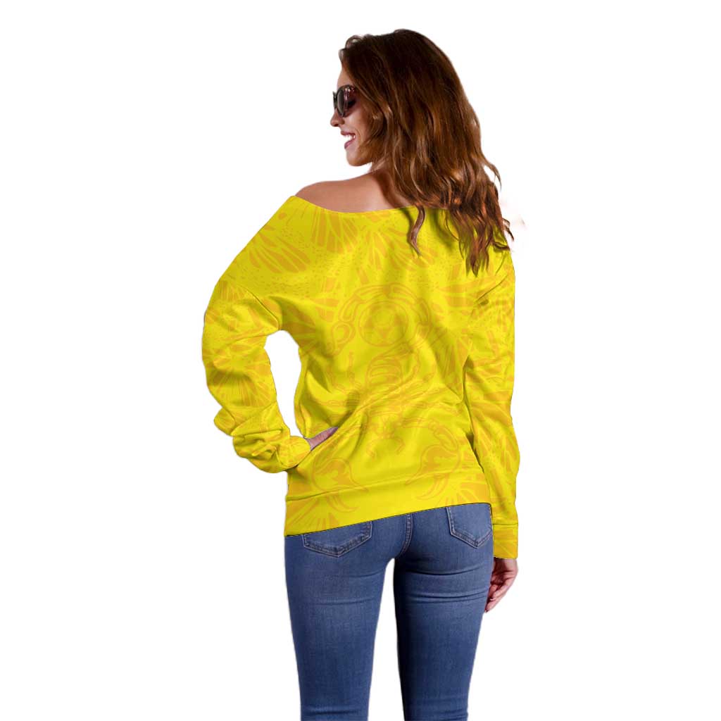 Colombia Rene Higuita Scorpion Kick Off Shoulder Sweater Home Retro 1995 Goalkeeper Legend - Wonder Print Shop