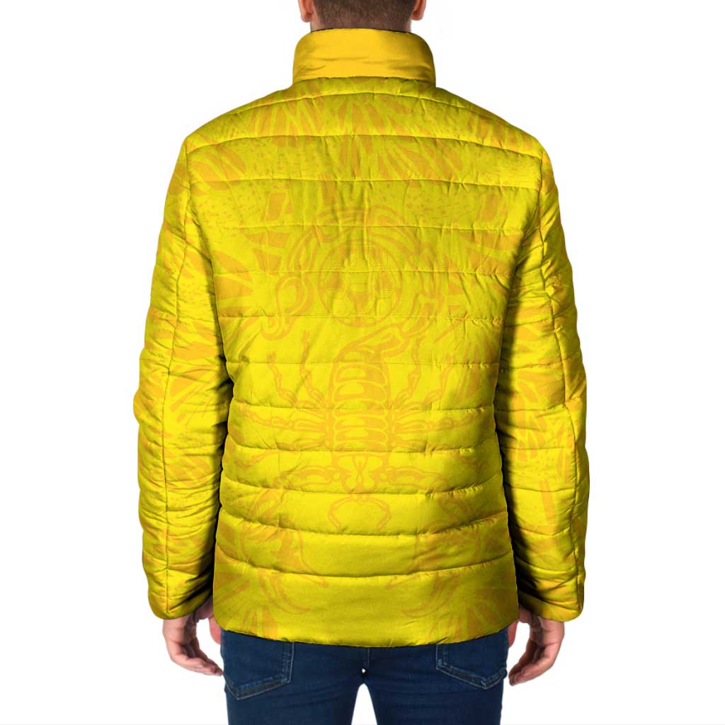 Colombia Rene Higuita Scorpion Kick Padded Jacket Home Retro 1995 Goalkeeper Legend - Wonder Print Shop