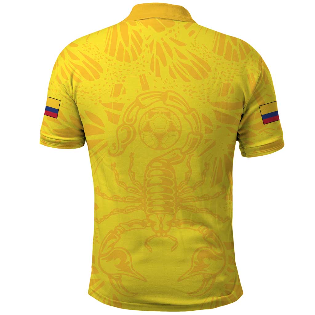 Colombia Rene Higuita Scorpion Kick Polo Shirt Home Retro 1995 Goalkeeper Legend - Wonder Print Shop