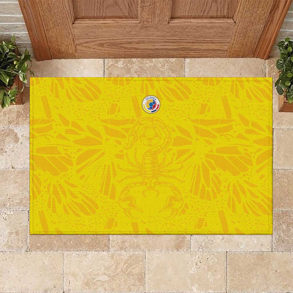 Colombia Rene Higuita Scorpion Kick Rubber Doormat Home Retro 1995 Goalkeeper Legend - Wonder Print Shop