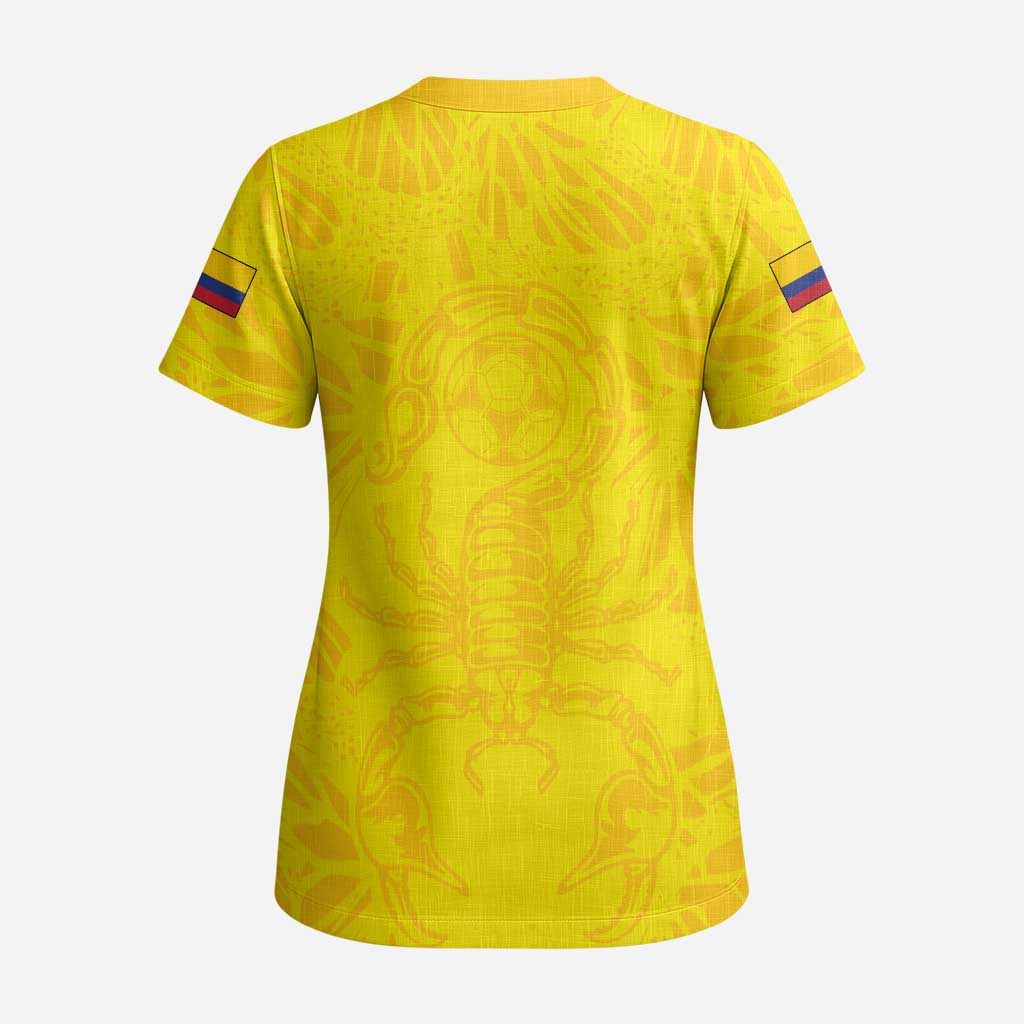Colombia Rene Higuita Scorpion Kick Scrub Top Home Retro 1995 Goalkeeper Legend - Wonder Print Shop