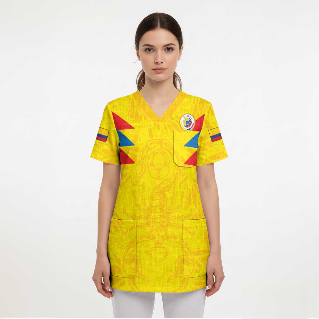 Colombia Rene Higuita Scorpion Kick Scrub Top Home Retro 1995 Goalkeeper Legend - Wonder Print Shop