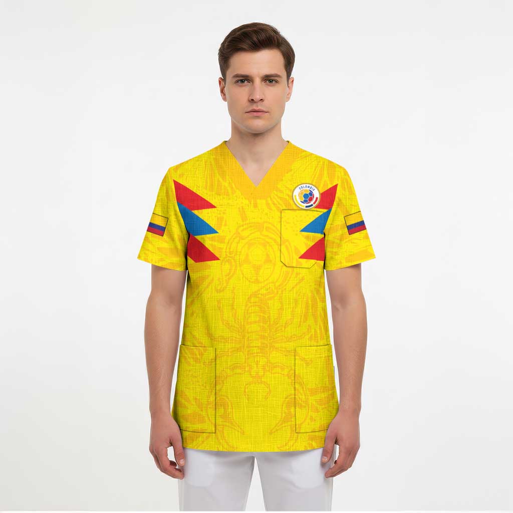Colombia Rene Higuita Scorpion Kick Scrub Top Home Retro 1995 Goalkeeper Legend - Wonder Print Shop