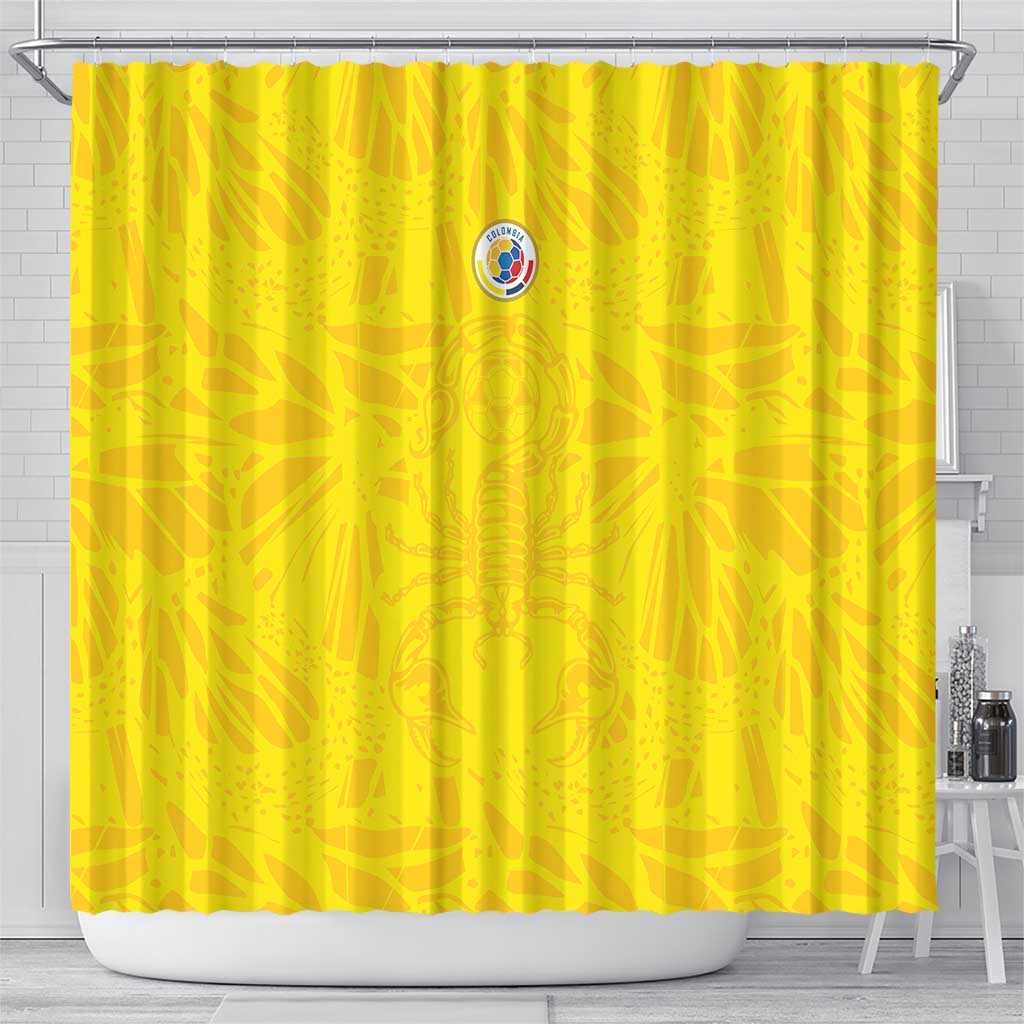 Colombia Rene Higuita Scorpion Kick Shower Curtain Home Retro 1995 Goalkeeper Legend - Wonder Print Shop