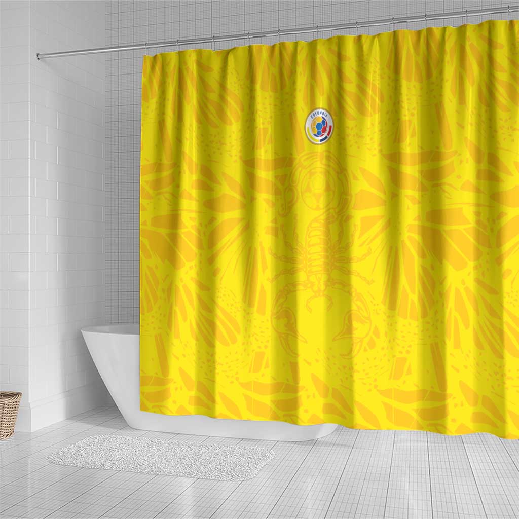 Colombia Rene Higuita Scorpion Kick Shower Curtain Home Retro 1995 Goalkeeper Legend - Wonder Print Shop