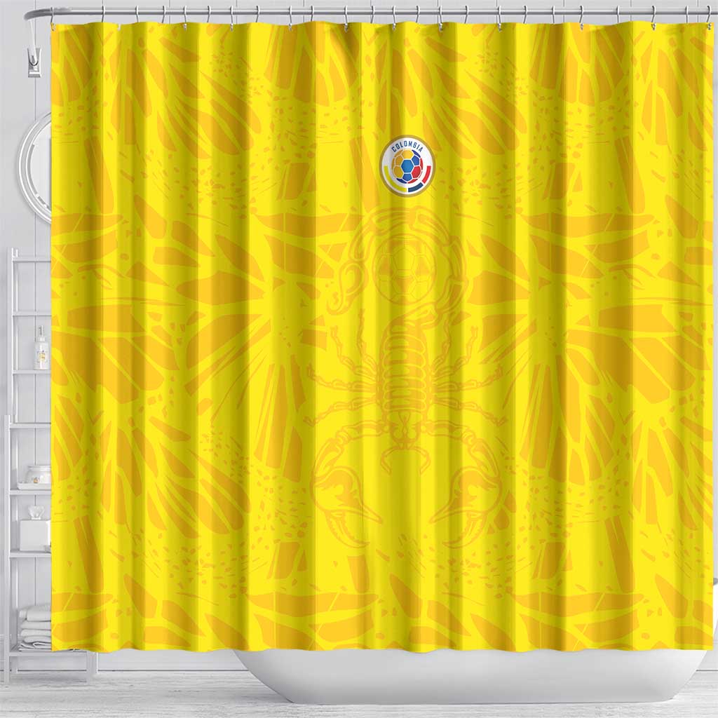 Colombia Rene Higuita Scorpion Kick Shower Curtain Home Retro 1995 Goalkeeper Legend - Wonder Print Shop
