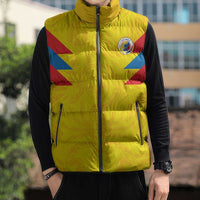 Colombia Rene Higuita Scorpion Kick Sleeveless Puffer Jacket Home Retro 1995 Goalkeeper Legend - Wonder Print Shop
