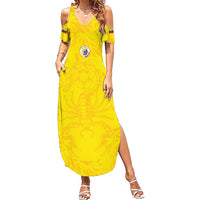 Colombia Rene Higuita Scorpion Kick Summer Maxi Dress Home Retro 1995 Goalkeeper Legend - Wonder Print Shop