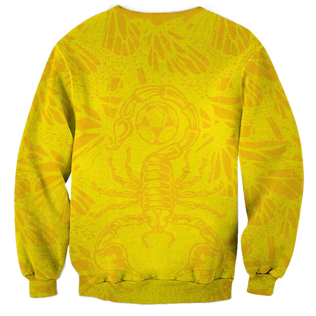 Colombia Rene Higuita Scorpion Kick Sweatshirt Home Retro 1995 Goalkeeper Legend - Wonder Print Shop