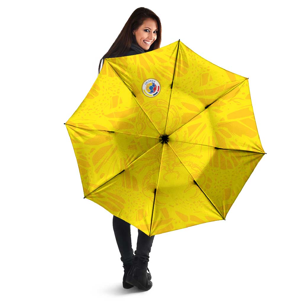 Colombia Rene Higuita Scorpion Kick Umbrella Home Retro 1995 Goalkeeper Legend - Wonder Print Shop