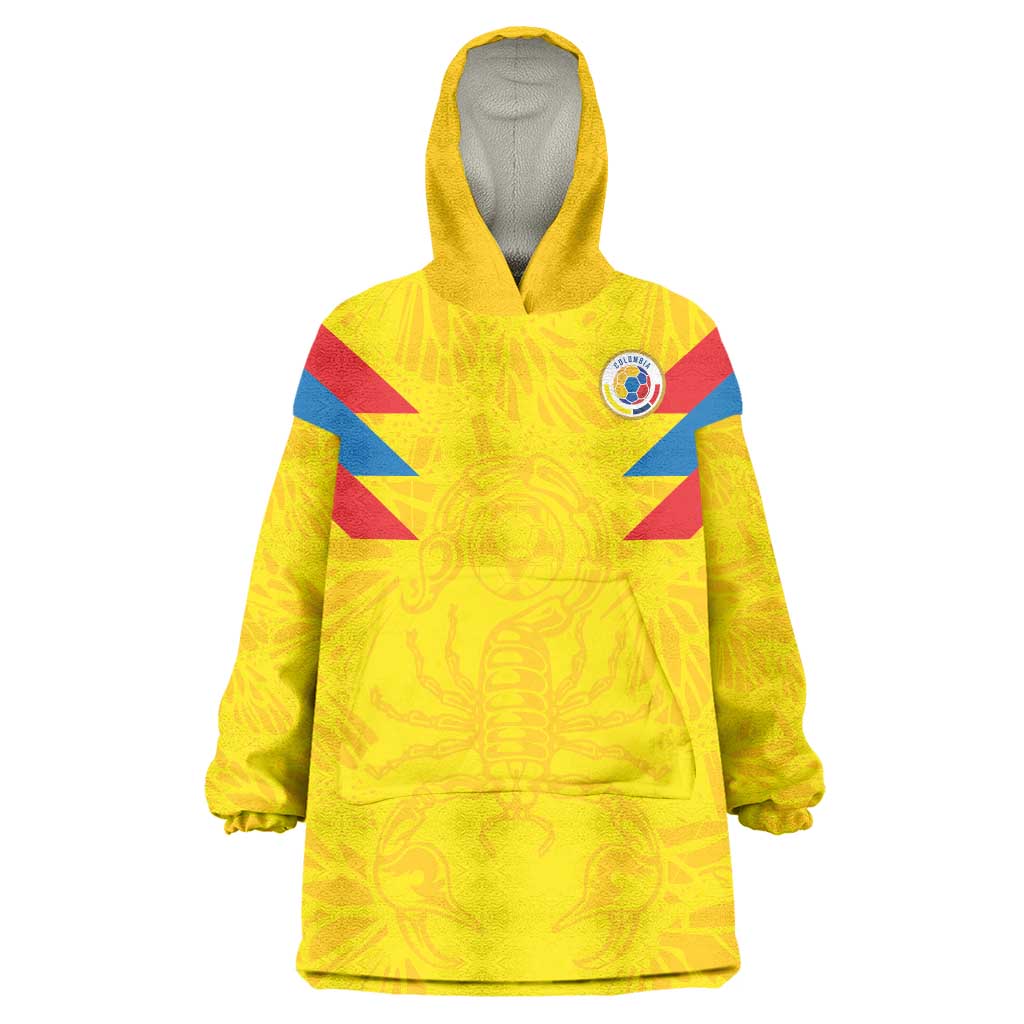 Colombia Rene Higuita Scorpion Kick Wearable Blanket Hoodie Home Retro 1995 Goalkeeper Legend - Wonder Print Shop
