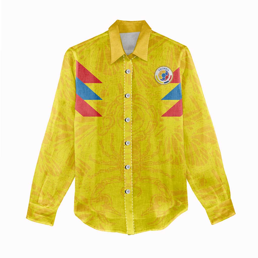 Colombia Rene Higuita Scorpion Kick Women Casual Shirt Home Retro 1995 Goalkeeper Legend - Wonder Print Shop