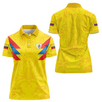 Colombia Rene Higuita Scorpion Kick Women Polo Shirt Home Retro 1995 Goalkeeper Legend - Wonder Print Shop