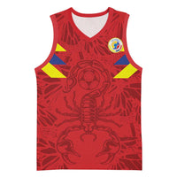 Colombia Rene Higuita Scorpion Kick Basketball Jersey Away Retro 1995 Goalkeeper Legend - Wonder Print Shop