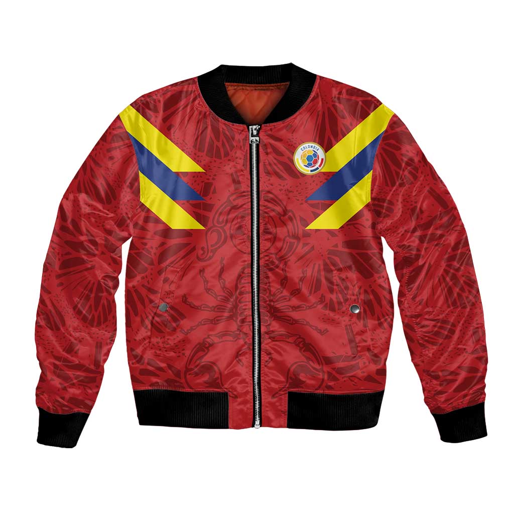 Colombia Rene Higuita Scorpion Kick Bomber Jacket Away Retro 1995 Goalkeeper Legend - Wonder Print Shop