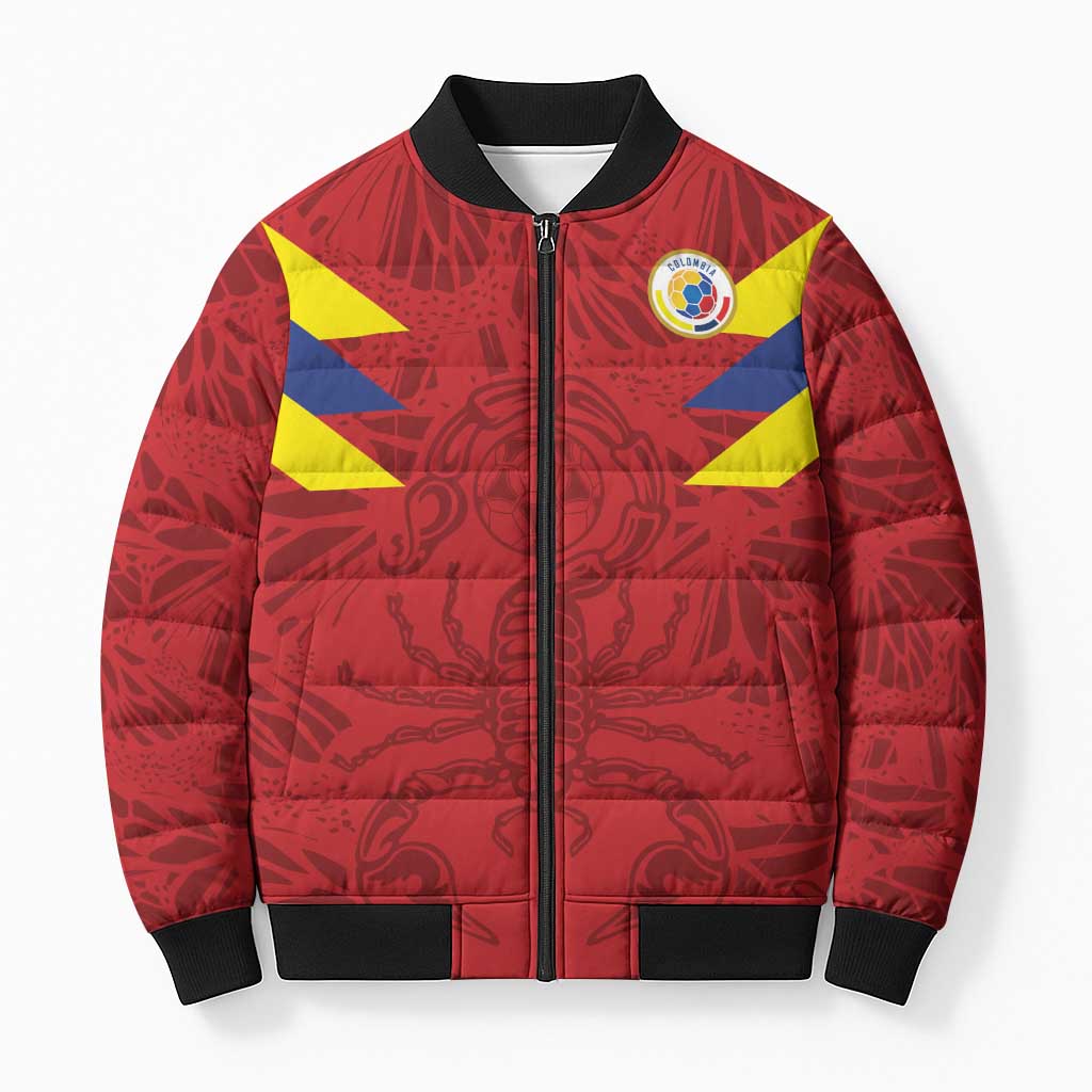 Colombia Rene Higuita Scorpion Kick Bomber Puffer Jacket Away Retro 1995 Goalkeeper Legend - Wonder Print Shop