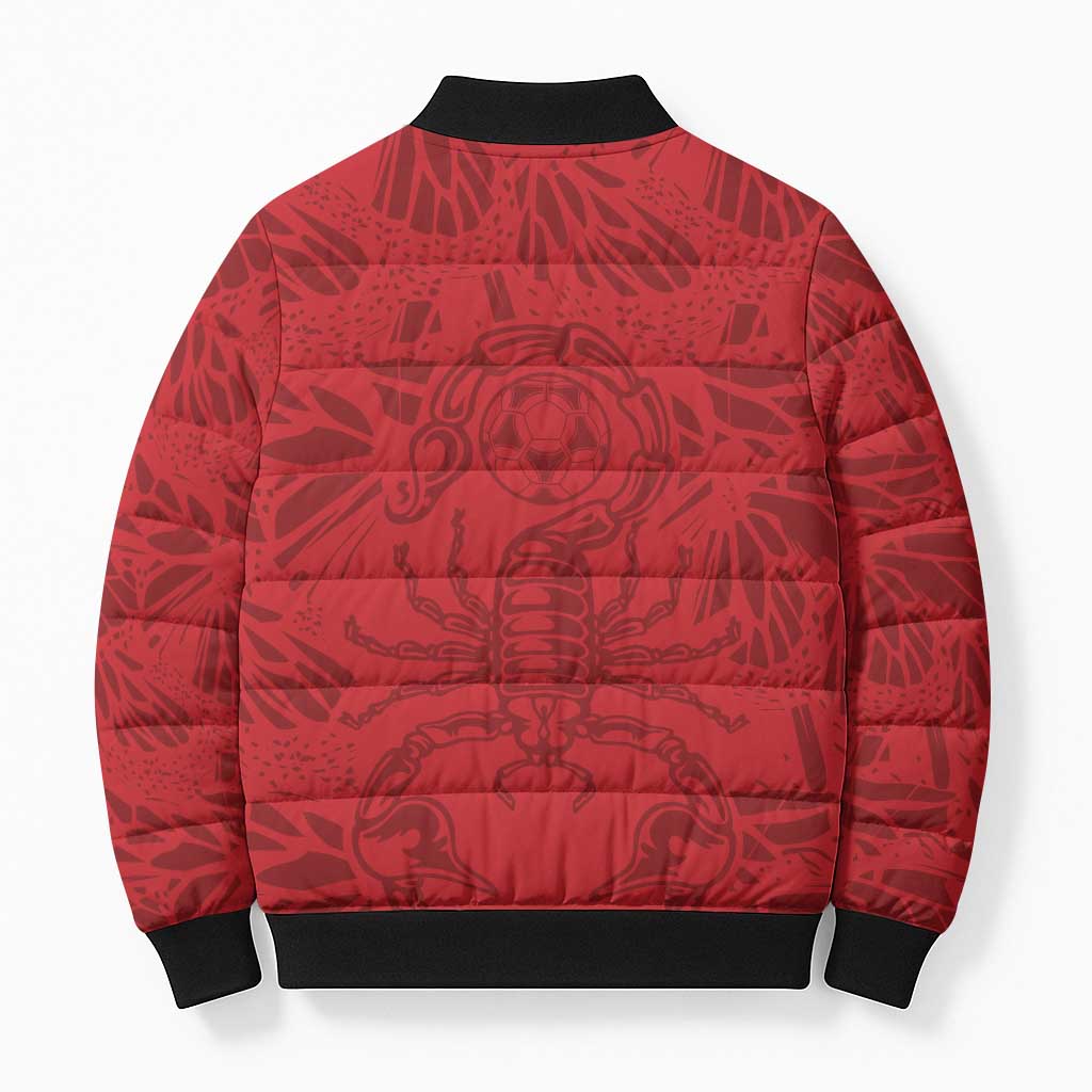 Colombia Rene Higuita Scorpion Kick Bomber Puffer Jacket Away Retro 1995 Goalkeeper Legend - Wonder Print Shop