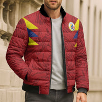 Colombia Rene Higuita Scorpion Kick Bomber Puffer Jacket Away Retro 1995 Goalkeeper Legend - Wonder Print Shop