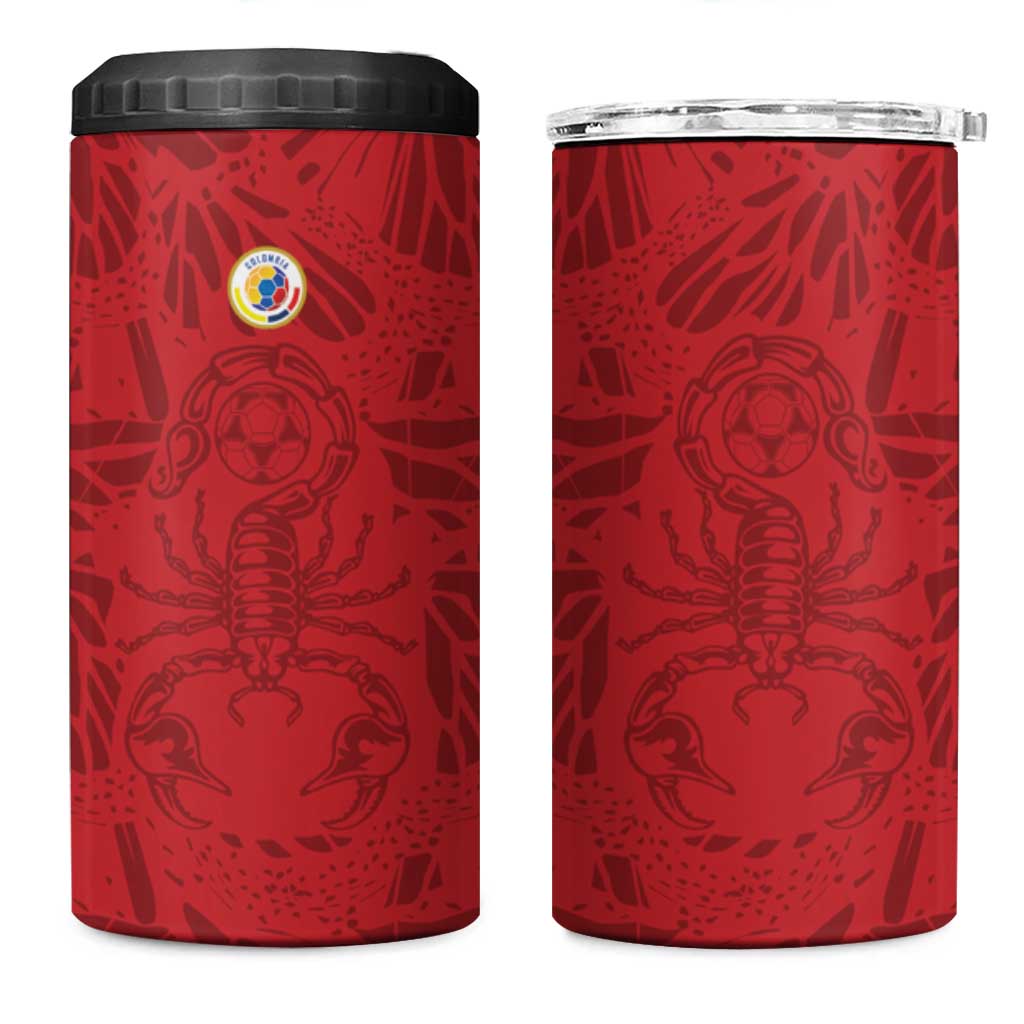 Colombia Rene Higuita Scorpion Kick 4 in 1 Can Cooler Tumbler Away Retro 1995 Goalkeeper Legend - Wonder Print Shop