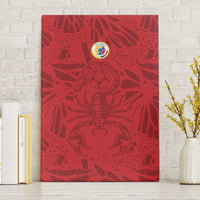 Colombia Rene Higuita Scorpion Kick Canvas Wall Art Away Retro 1995 Goalkeeper Legend - Wonder Print Shop
