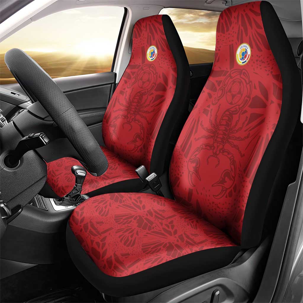 Colombia Rene Higuita Scorpion Kick Car Seat Cover Away Retro 1995 Goalkeeper Legend - Wonder Print Shop