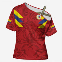 Colombia Rene Higuita Scorpion Kick Cross Shoulder Shirt Away Retro 1995 Goalkeeper Legend - Wonder Print Shop