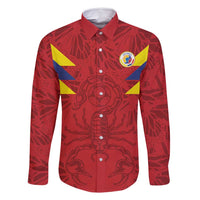 Colombia Rene Higuita Scorpion Kick Family Matching Long Sleeve Bodycon Dress and Hawaiian Shirt Away Retro 1995 Goalkeeper Legend - Wonder Print Shop