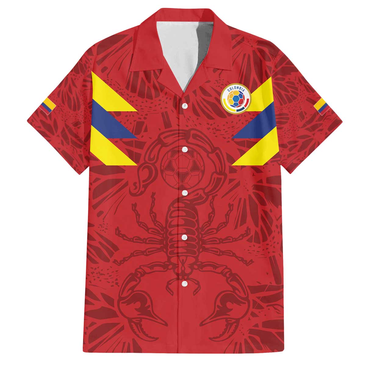 Colombia Rene Higuita Scorpion Kick Family Matching Off The Shoulder Long Sleeve Dress and Hawaiian Shirt Away Retro 1995 Goalkeeper Legend - Wonder Print Shop