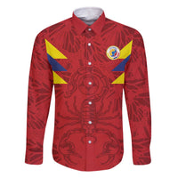 Colombia Rene Higuita Scorpion Kick Family Matching Off The Shoulder Long Sleeve Dress and Hawaiian Shirt Away Retro 1995 Goalkeeper Legend - Wonder Print Shop