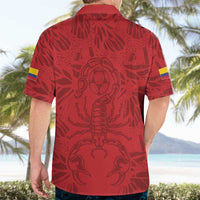 Colombia Rene Higuita Scorpion Kick Hawaiian Shirt Away Retro 1995 Goalkeeper Legend - Wonder Print Shop
