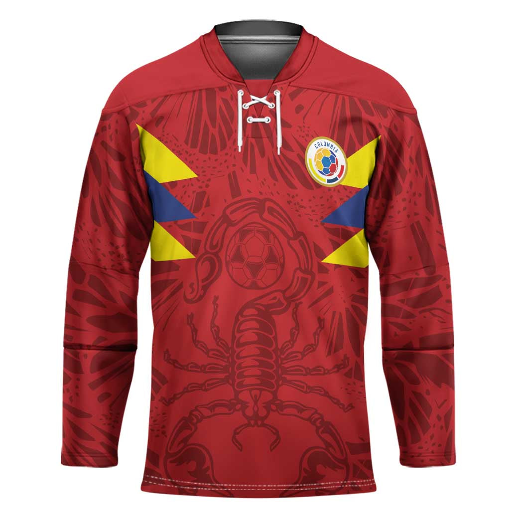 Colombia Rene Higuita Scorpion Kick Hockey Jersey Away Retro 1995 Goalkeeper Legend - Wonder Print Shop