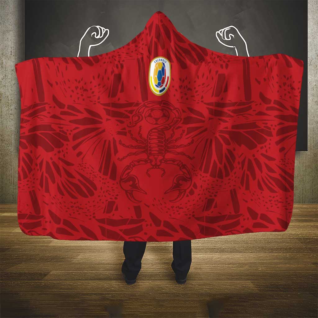 Colombia Rene Higuita Scorpion Kick Hooded Blanket Away Retro 1995 Goalkeeper Legend - Wonder Print Shop
