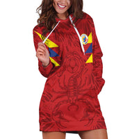 Colombia Rene Higuita Scorpion Kick Hoodie Dress Away Retro 1995 Goalkeeper Legend - Wonder Print Shop