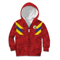 Colombia Rene Higuita Scorpion Kick Kid Hoodie Away Retro 1995 Goalkeeper Legend - Wonder Print Shop