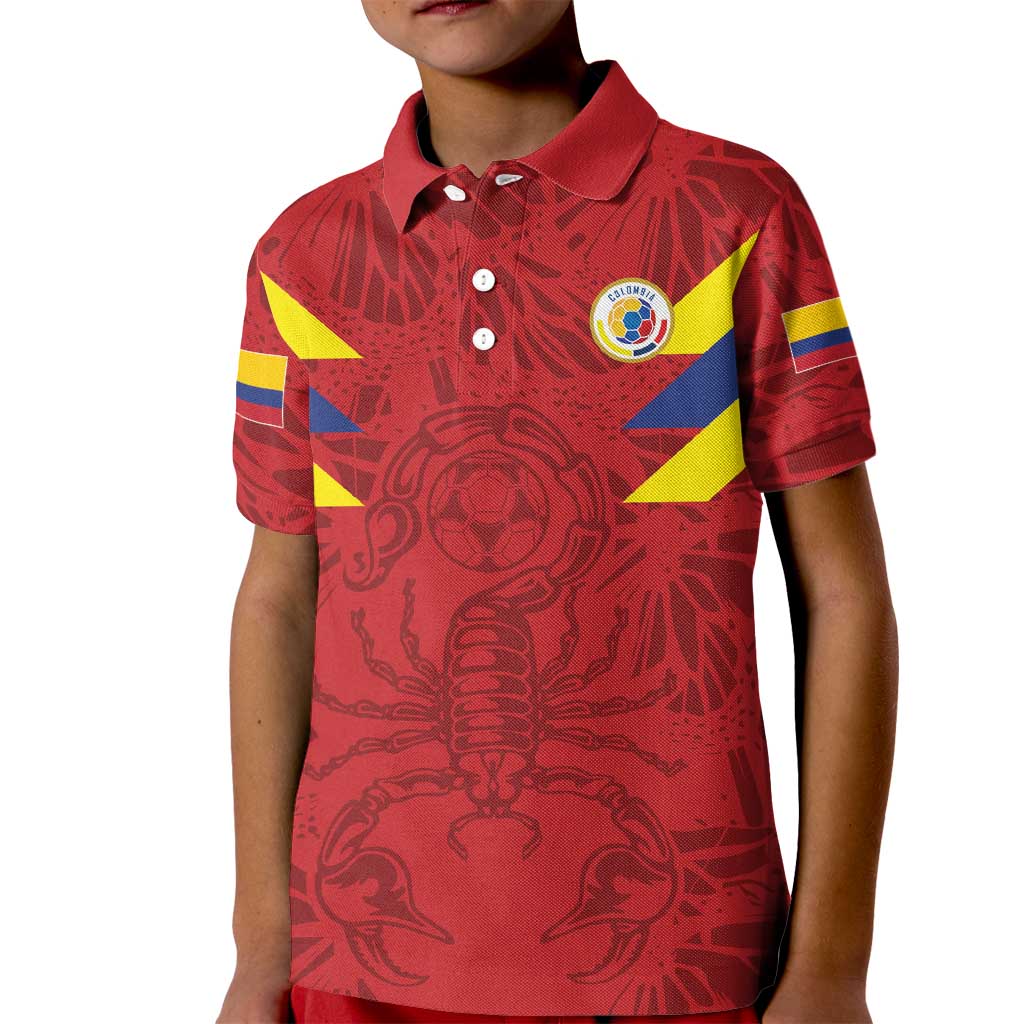 Colombia Rene Higuita Scorpion Kick Kid Polo Shirt Away Retro 1995 Goalkeeper Legend - Wonder Print Shop