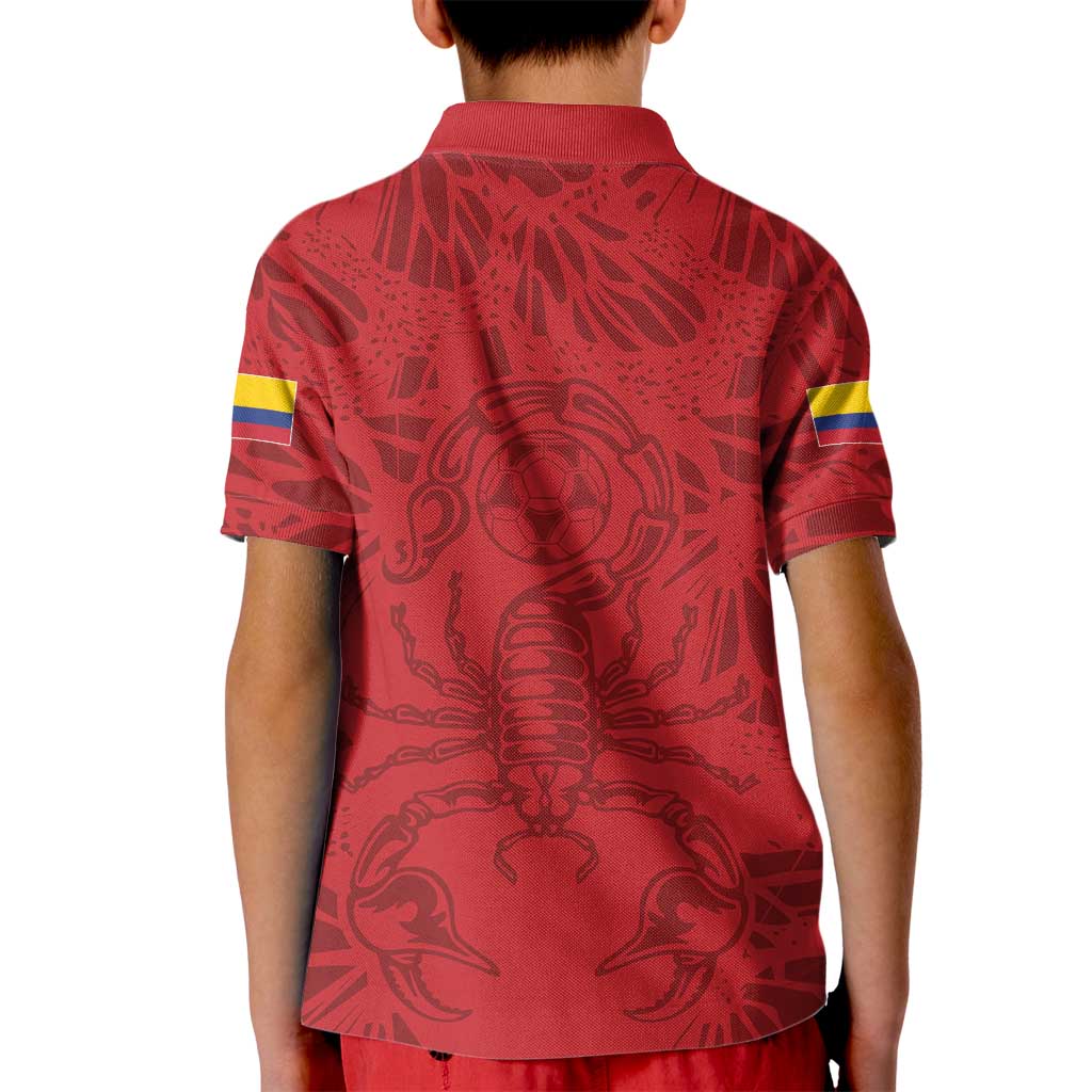 Colombia Rene Higuita Scorpion Kick Kid Polo Shirt Away Retro 1995 Goalkeeper Legend - Wonder Print Shop
