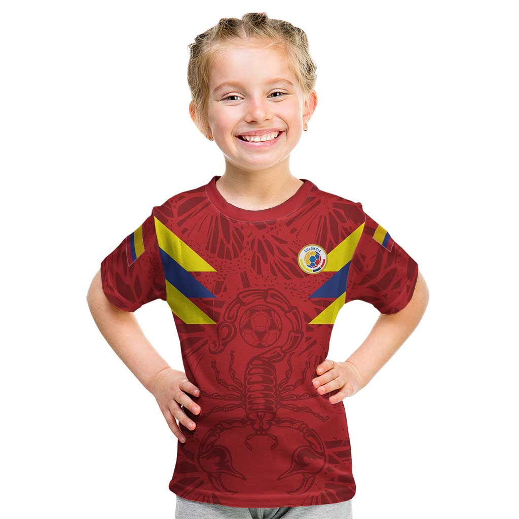 Colombia Rene Higuita Scorpion Kick Kid T Shirt Away Retro 1995 Goalkeeper Legend - Wonder Print Shop