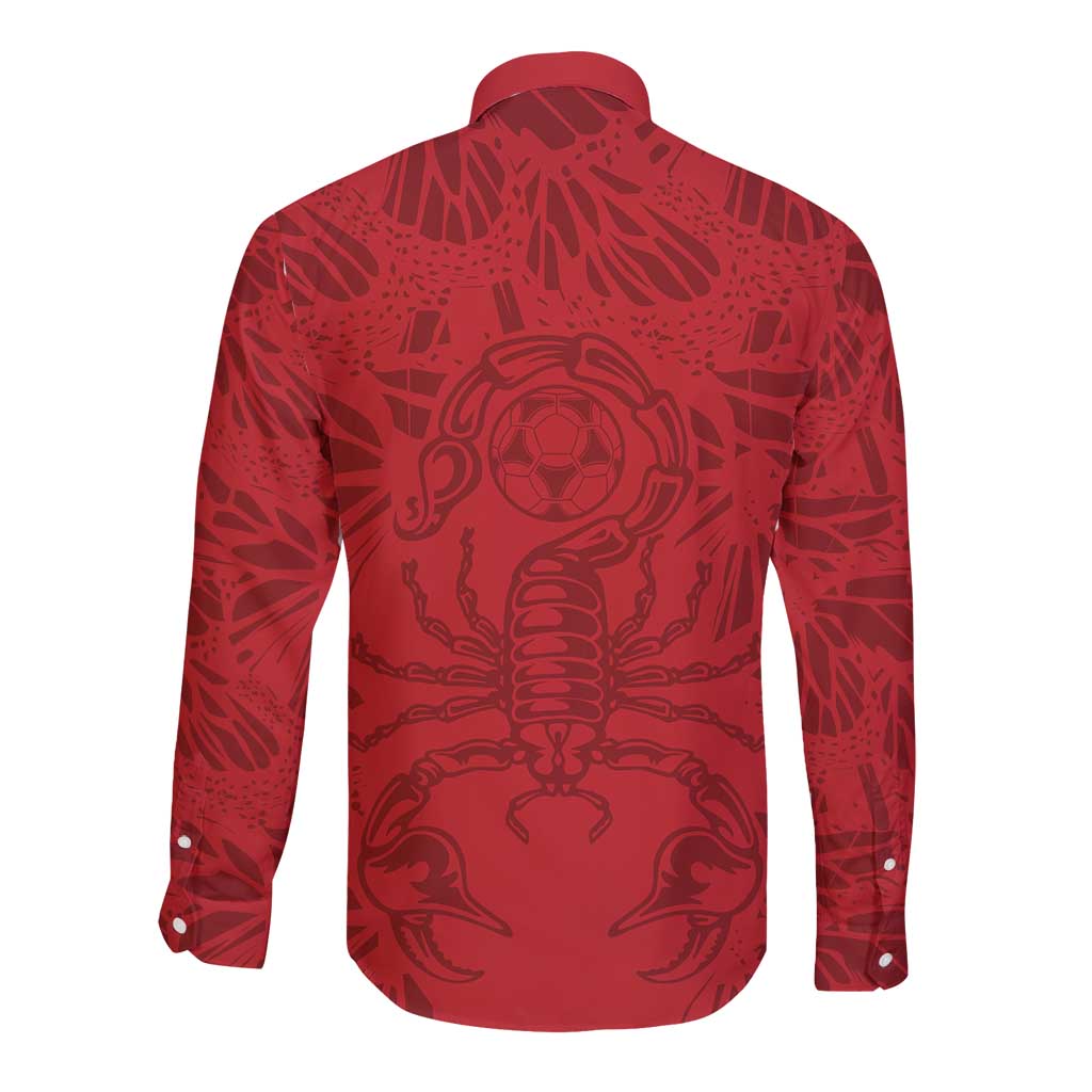 Colombia Rene Higuita Scorpion Kick Long Sleeve Button Shirt Away Retro 1995 Goalkeeper Legend - Wonder Print Shop