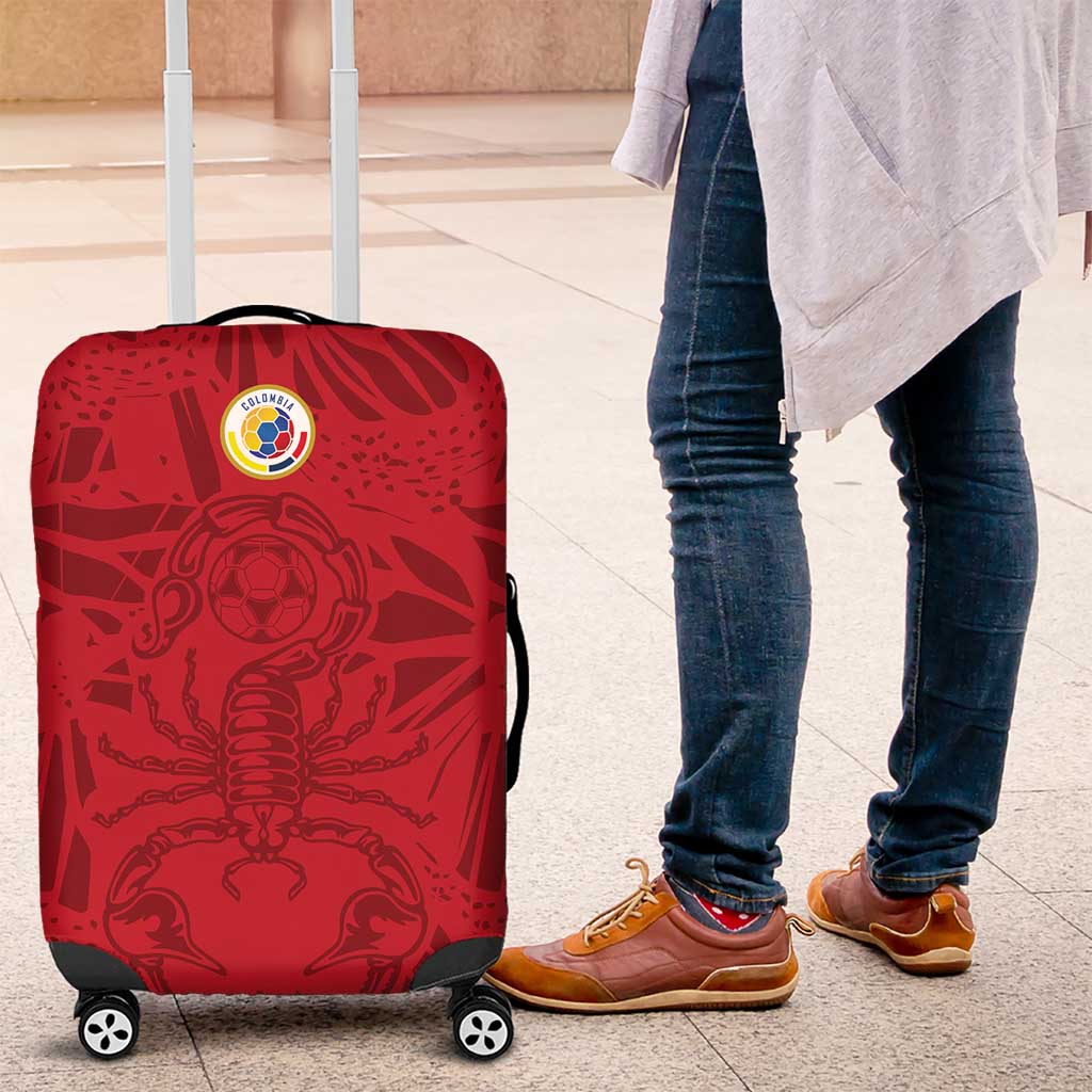 Colombia Rene Higuita Scorpion Kick Luggage Cover Away Retro 1995 Goalkeeper Legend - Wonder Print Shop