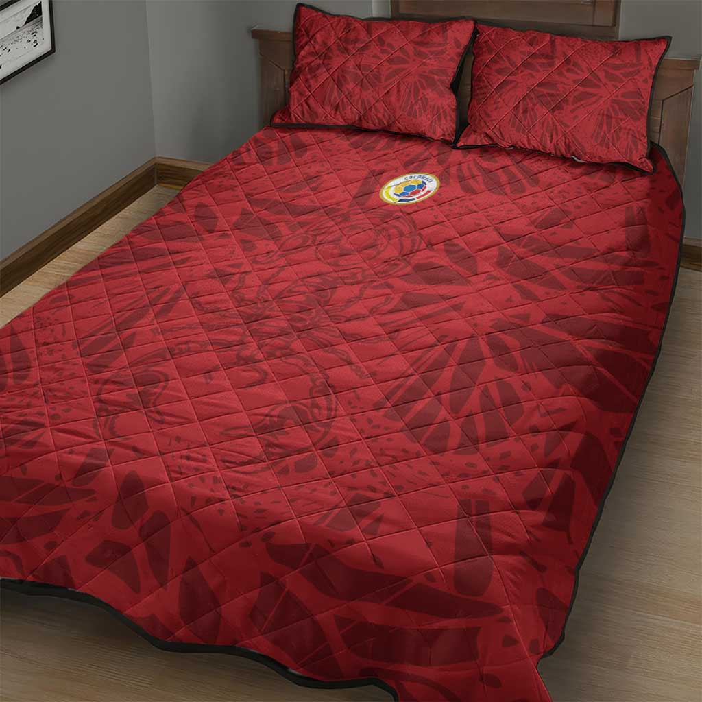 Colombia Rene Higuita Scorpion Kick Quilt Bed Set Away Retro 1995 Goalkeeper Legend - Wonder Print Shop