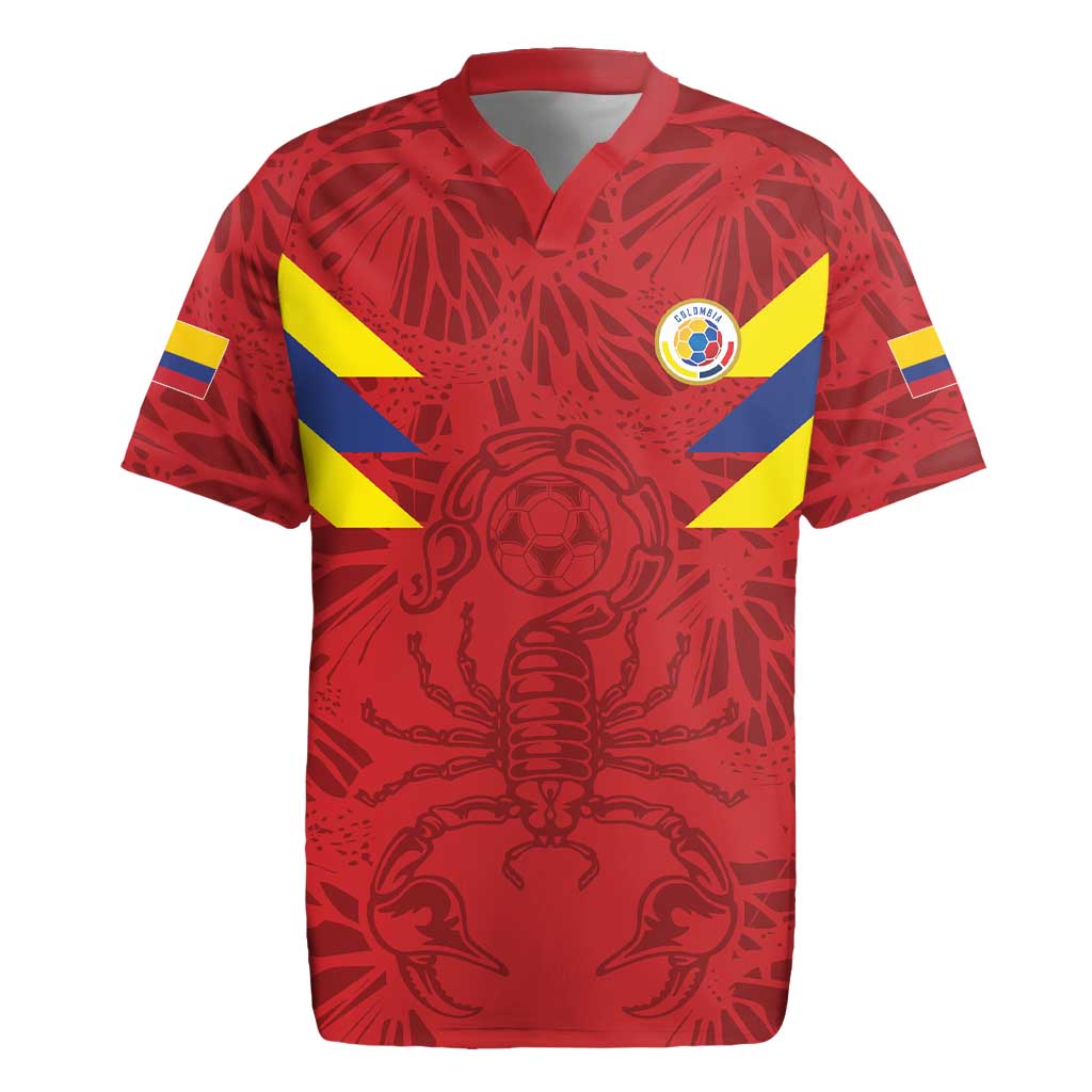 Colombia Rene Higuita Scorpion Kick Rugby Jersey Away Retro 1995 Goalkeeper Legend - Wonder Print Shop